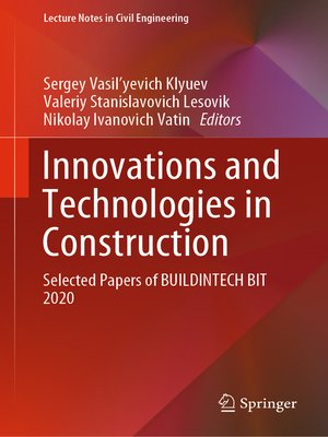 cover image of Innovations and Technologies in Construction